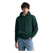 Hoodie Gant , Green , Heren