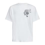 Stijlvolle Beige T-shirts en Polos Kenzo , White , Heren