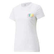 Grafisch T-shirt Puma , White , Dames