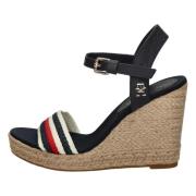 Corporate Wedge Platform Sandalen Tommy Hilfiger , Multicolor , Dames