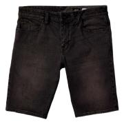 Løser Denim Shorts Volcom , Black , Heren