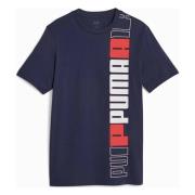 Ess+ Logo Lab Tee T-shirt Puma , Blue , Heren