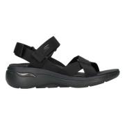 Go Walk Arch Fit San Sandalen Skechers , Black , Dames