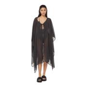 Elegante Kaftan Jurk Trussardi , Black , Dames