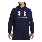 Rival Fleece Logo Hoodie Under Armour , Blue , Heren