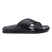 Platte Sandalen Xti , Black , Heren