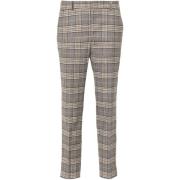 Wollen Blend Tartan Check Broek Peserico , Multicolor , Dames