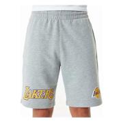 Nba Team Logo Shorts New Era , Gray , Heren