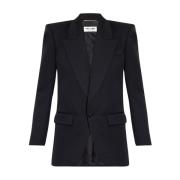 Wollen blazer Saint Laurent , Black , Dames