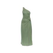 Jurk met lurexdraad Oseree , Green , Dames