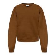 Sweatshirt met logo Saint Laurent , Brown , Heren