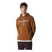 Hoodie Champion , Brown , Heren