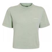 Breanna Crop Tee T-shirt Guess , Green , Dames