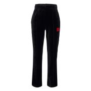 Velvet Pant Lange broek Hugo Boss , Black , Dames