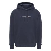 Hoodie Tommy Jeans , Blue , Heren