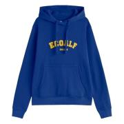 Hoodie Ecoalf , Blue , Heren