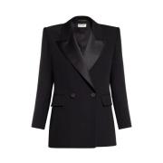 Wollen blazer Saint Laurent , Black , Dames