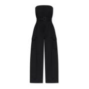 Cassandre Strapless Jumpsuit Saint Laurent , Black , Dames