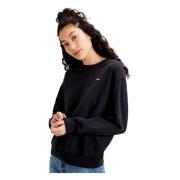 Standard Crew Hoodie Levi's , Black , Dames