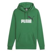 Essentials+ Two Hoodie Puma , Green , Heren