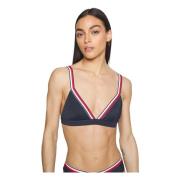 Global Signature Bikini Top Tommy Hilfiger , Blue , Dames