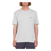 Stone Blanks T-shirt Volcom , Gray , Heren