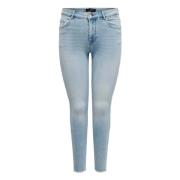 Skinny Fit Lange broek Only , Blue , Dames