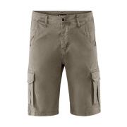 Camouflage Cargo Bermuda Shorts BomBoogie , Green , Heren