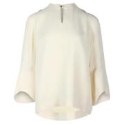 Pre-owned Cotton tops Hermès Vintage , Beige , Dames