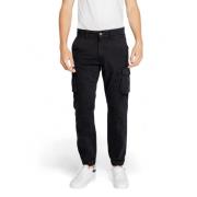 Heren Gym Flap Broek GAS , Black , Heren