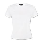 Katoenen T-shirt Theory , White , Dames