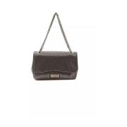 Grijze Leren Crossbody Tas Pompei Donatella , Gray , Dames