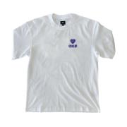 Logo Bedrukt T-Shirt Edwin , White , Heren