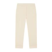 Popeline Stretch Leggings met Slim Fit Liviana Conti , Beige , Dames