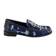 Stijlvolle Loafer met Slot Detail Fendi , Multicolor , Heren