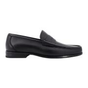 Zwarte Loafer Schoenen met Logo Gravure Salvatore Ferragamo , Black , ...