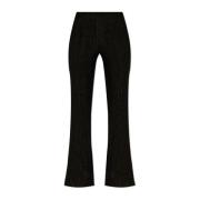 Broek met stiksels op de benen Ganni , Black , Dames