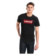 Grafische H21 T-shirt Levi's , Black , Heren