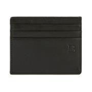 Leren Creditcardhouder Boggi Milano , Black , Heren