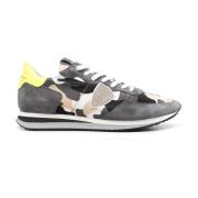 Suede Sneakers Made in Italy Philippe Model , Multicolor , Heren