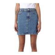 Stijlvolle Denim Jeans Moschino , Blue , Dames