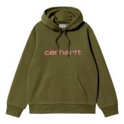 Hoodie Carhartt Wip , Green , Heren