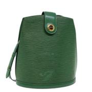 Pre-owned Leather louis-vuitton-bags Louis Vuitton Vintage , Green , D...