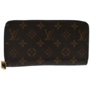 Pre-owned Canvas wallets Louis Vuitton Vintage , Brown , Dames