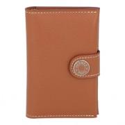 Pre-owned Leather wallets Hermès Vintage , Brown , Dames