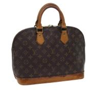 Pre-owned Canvas handbags Louis Vuitton Vintage , Brown , Dames