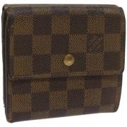 Pre-owned Canvas wallets Louis Vuitton Vintage , Brown , Dames