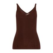 Geribbelde top Freesia Aeron , Brown , Dames