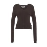 Bruine Gebreide Kleding Aw24 Crush , Brown , Dames