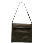 Pre-owned Leather gucci-bags Gucci Vintage , Brown , Dames